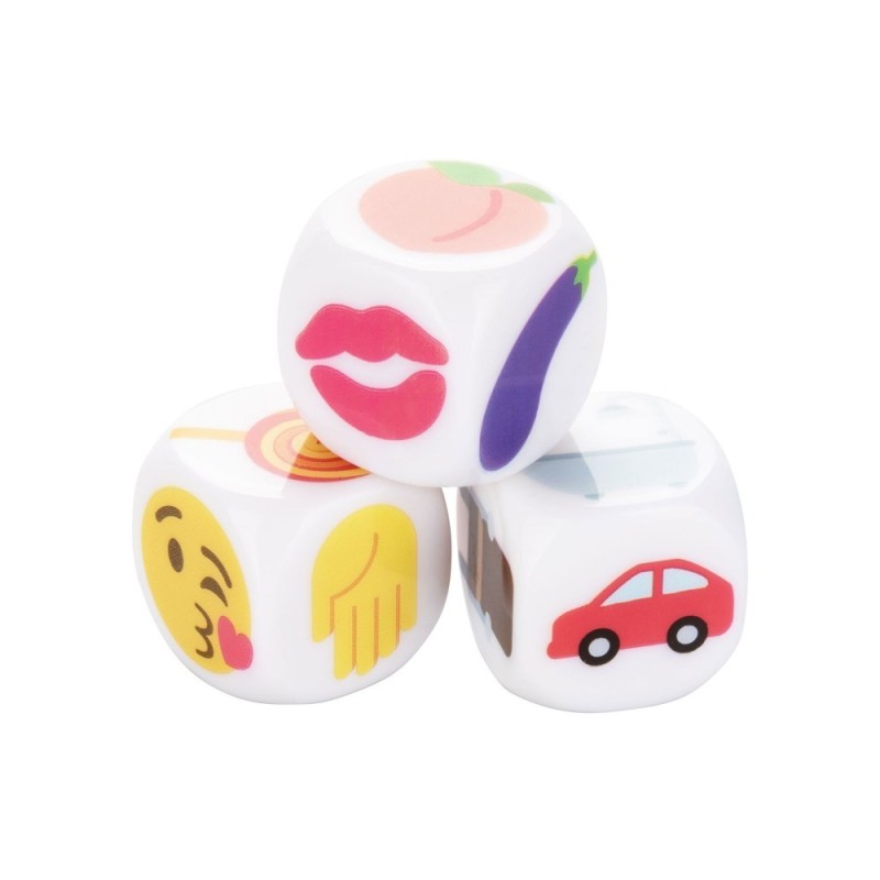 JEU DE DES COQUINS EMOJIS DE "CALEXOTICS"