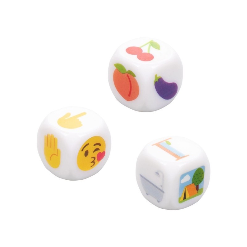 JEU DE DES COQUINS EMOJIS DE "CALEXOTICS"