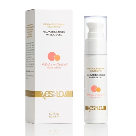 Bien Etre GEL DE MASSAGE LUBRIFIANT PARFUM PECHE ABRICOT DE YES FOR LOVE