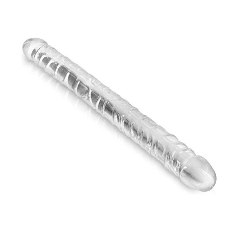 Love toys PURE JELLY DOUBLE DONG TRANSPARENT 34 CM