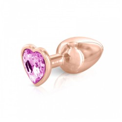 Plugs & Chapelets Anals PLUG METAL PINK GOLD GLORIA TAILLE S DE HIDDEN EDEN