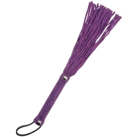 ACCESSOIRES MARTINET FOUET DE LUXE VELOUR VIOLET