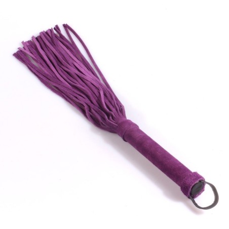 ACCESSOIRES MARTINET FOUET DE LUXE VELOUR VIOLET