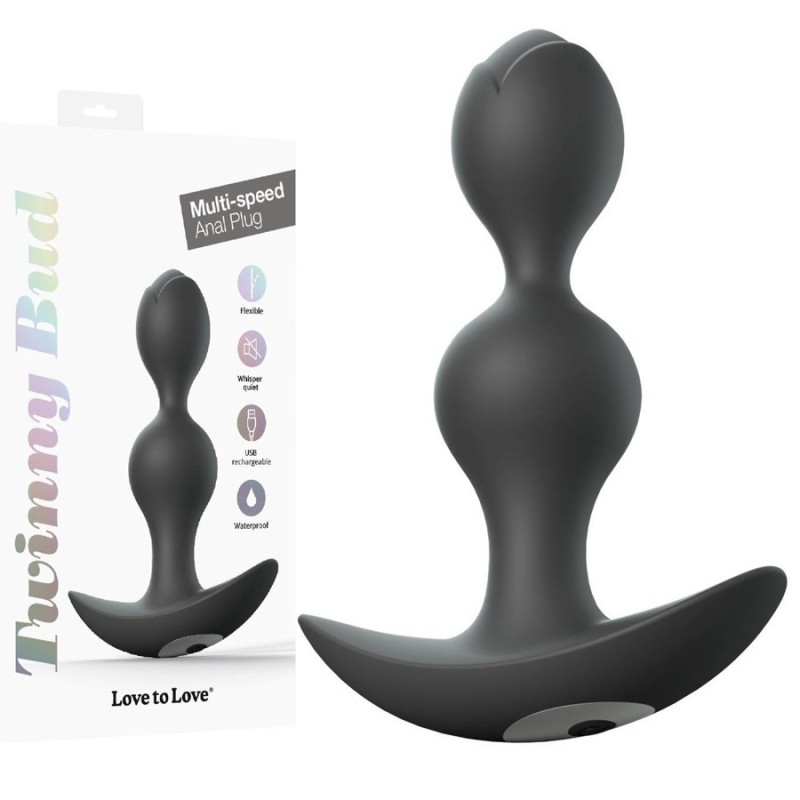 Love toys PLUG VIBRANT NOIR TWINNY BUD DE LOVE TO LOVE