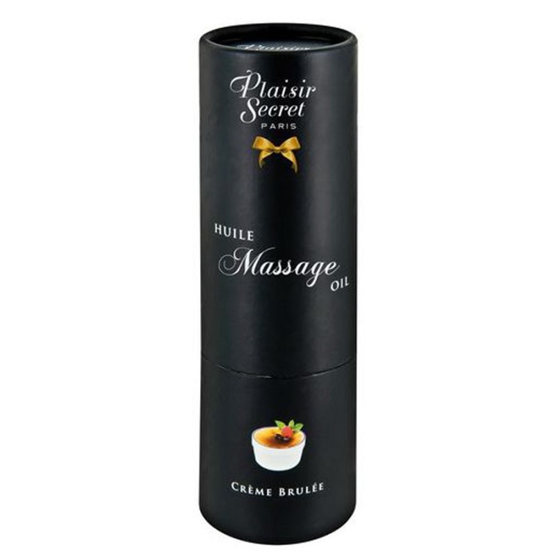 Bien Etre HUILE DE MASSAGE PLAISIR SECRET COMESTIBLE PARFUM CREME BRULEE