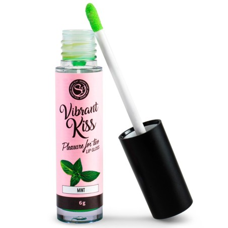 Bien-être GLOSS COMESTIBLE EFFET VIBRANT A LA MENTHE DE "SECRET PLAY"