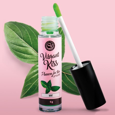 Bien-être GLOSS COMESTIBLE EFFET VIBRANT A LA MENTHE DE "SECRET PLAY"