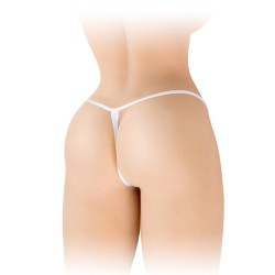 copy of STRING OUVERT "STELLA" A DENTELLE ROUGE A NOEUDS DE "FASHION SECRET"
