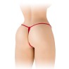Lingerie Femme STRING ROUGE OUVERT DANUTA A DENTELLE DE FASHION SECRET