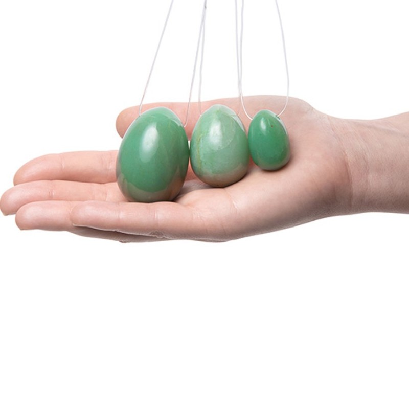 Love toys OEUF DE YONI EN PIERRE DE JADE DE "LA GEMMES" TAILLE S