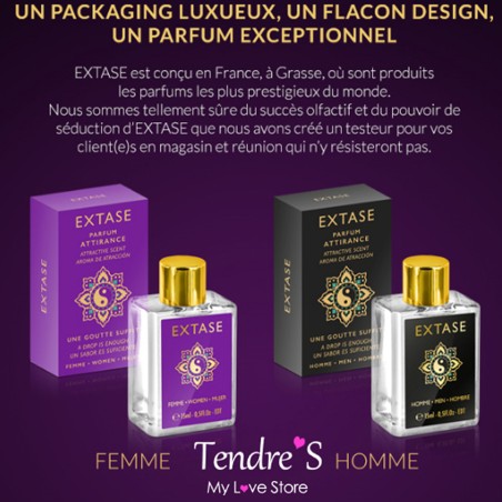 Aphrodisiaques PARFUM D ATTIRANCE "EXTASE"