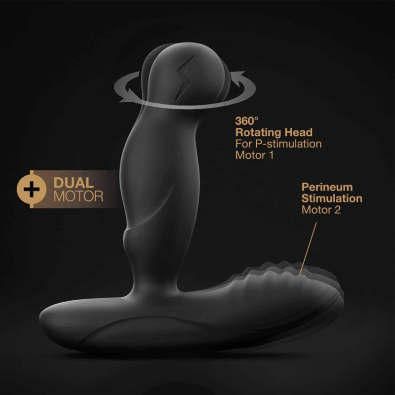 Love toys STIMULATEUR PROSTATIQUE ROTATIF VIBRANT P-SWING DE DORCEL