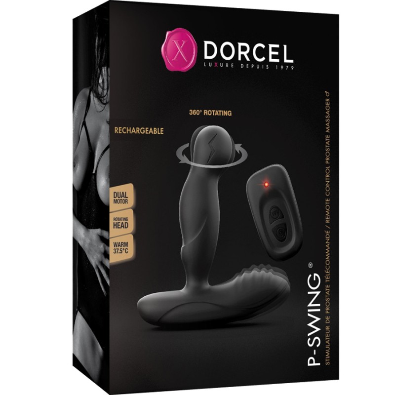 Love toys STIMULATEUR PROSTATIQUE ROTATIF VIBRANT P-SWING DE DORCEL