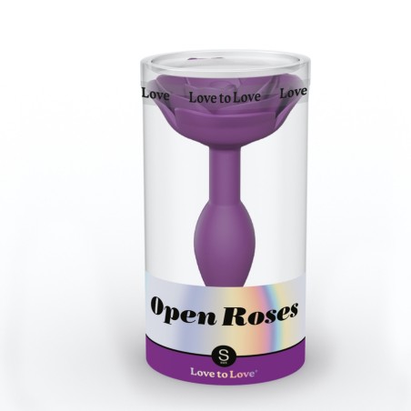 Plugs & Chapelets Anals PLUG "OPEN ROSES" TAILLE:S DE "LOVE TO LOVE"