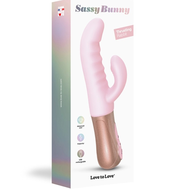 RABBIT SASSY BUNNY PINK DE "LOVE TO LOVE"