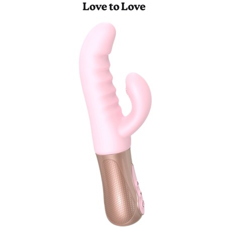 Love toys RABBIT VA ET VIENT SASSY BUNNY PINK DE "LOVE TO LOVE"