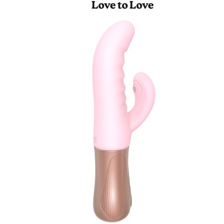 Love toys RABBIT VA ET VIENT SASSY BUNNY PINK DE "LOVE TO LOVE"