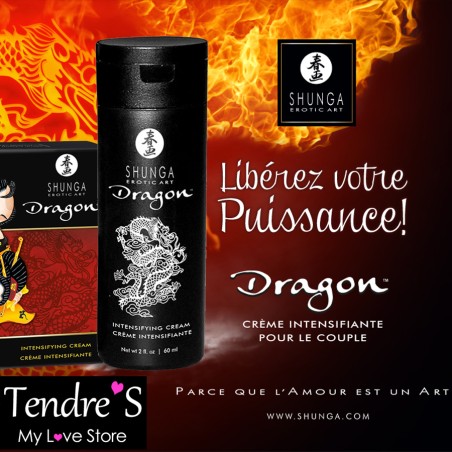 Bien Etre CREME D EXCITATION INTENSIFIANTE DRAGON DE SHUNGA Bien Etre CREME D EXCITATION INTENSIFIANTE DRAGON DE SHUNGA